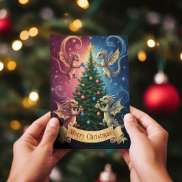 オーナメントドラゴンからのメリークリスマス カード
