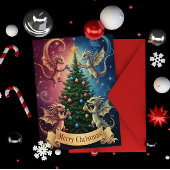 オーナメントドラゴンからのメリークリスマス カード