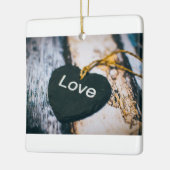 オーナメントバレンタインデー セラミックオーナメント (左)