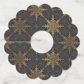 オーナメントパターン3 ワイングラスタグ (裏面)