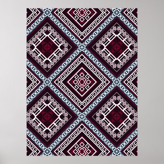 オーナメントパターン ポスター (正面)