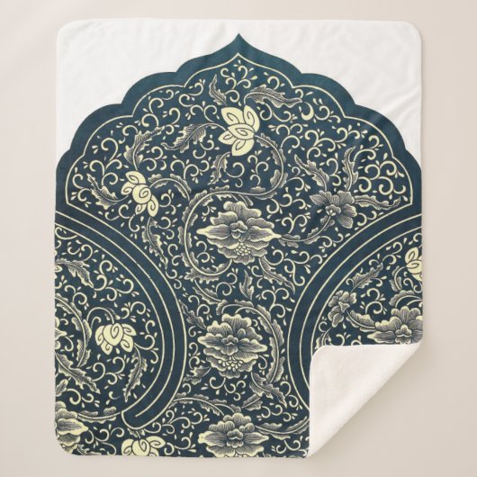 オーナメントパター中国のンシェルパブランケット シェルパブランケット (正面)