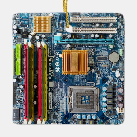 オーナメントパーソナライズされた セラミックオーナメント (正面)