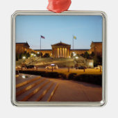 オーナメントフィラデルヒィアの美術館 メタルオーナメント (正面)