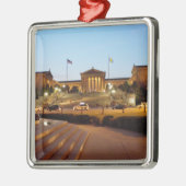 オーナメントフィラデルヒィアの美術館 メタルオーナメント (左)