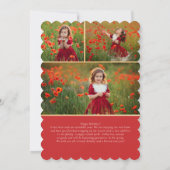 オーナメントフレームフォトカード (裏面)