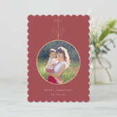 オーナメントフレームフォトカード (スタンド正面)