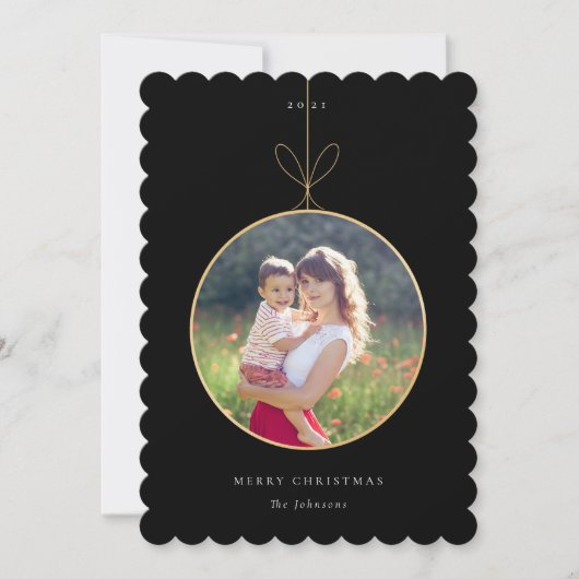 オーナメントフレーム フォトカード (正面)