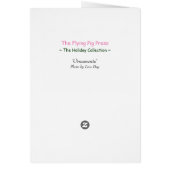 'オーナメント'ホリデーカード – 美しい&ジョイ (裏面)