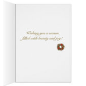 'オーナメント'ホリデーカード – 美しい&ジョイ (内側 (右))