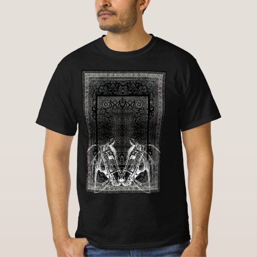 オーナメントホーススケッチTシャツ Tシャツ (正面)