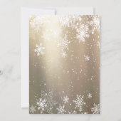 オーナメントボールボースノーフレークスクリスマスカンパニー 招待状 (裏面)