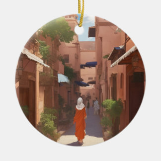 オーナメントマラケカイ絵画の芸術 セラミックオーナメント