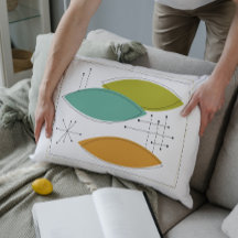 オーナメントミッドセンチュリーモダン装飾枕