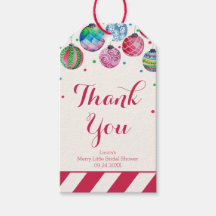 オーナメントメリーリトルブライダルシャワーありがとう