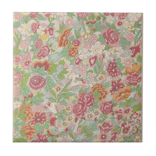 オーナメント中国のの例, Pl.77 by Owen Jones タイル (正面)