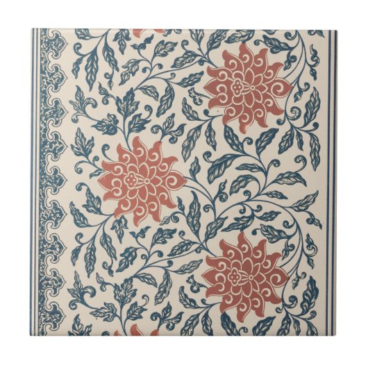 オーナメント中国のPlの例41オーウェン・ジョーンズ タイル (正面)