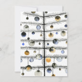 オーナメント交換スワップクリスマスホリデーパーティー 招待状 (裏面)