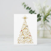 オーナメント交換トランプのポーカー招待状 インビテーションポストカード (スタンド正面)