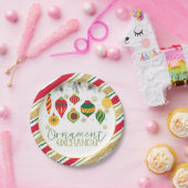 オーナメント交換パーティープレート- WH ペーパープレート (パーティー)