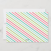 オーナメント交換パーティー招待状(写真あり) シーズンカード (裏面)