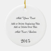 オーナメント作成 セラミックオーナメント (裏面)