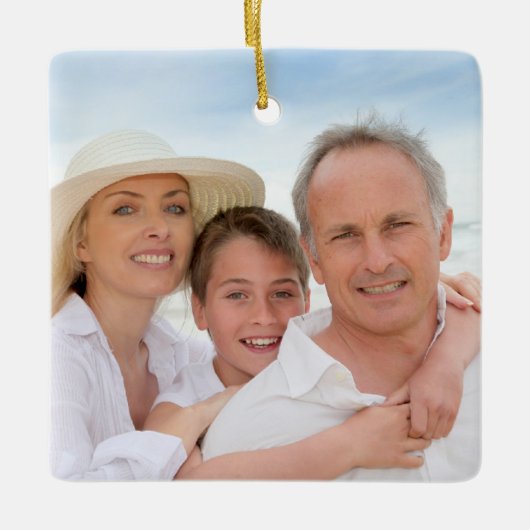 オーナメント作成 セラミックオーナメント (正面)