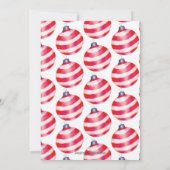 オーナメント取引所クリスマスパーティー 招待状 (裏面)