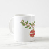 オーナメント名入れクリスマス飾り コーヒーマグカップ (正面左)