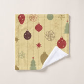 オーナメント型 バスタオルセット (ウォッシュタオル)