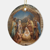 オーナメント平和出生シーン セラミックオーナメント (左)