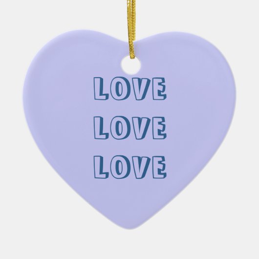 オーナメント愛 セラミックオーナメント (正面)