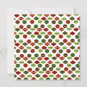 オーナメント感 招待状 (裏面)