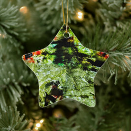 オーナメント星、抽象芸術星 セラミックオーナメント