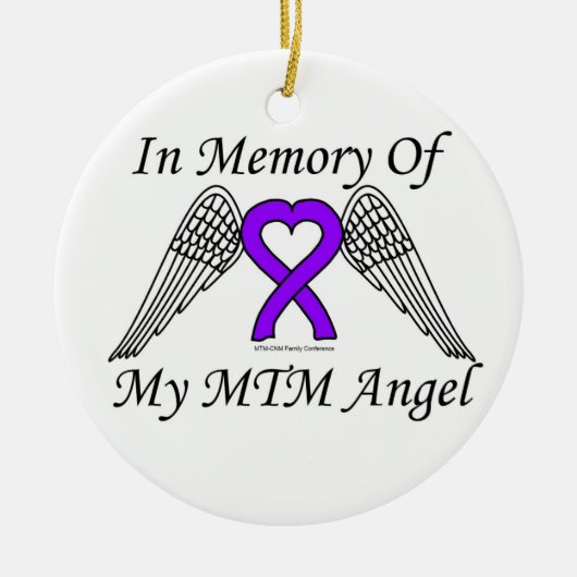 オーナメント私のMTMの天使の記憶 セラミックオーナメント (正面)