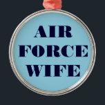 オーナメント空軍妻 メタルオーナメント<br><div class="desc">オーナメント空軍妻</div>