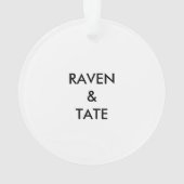 オーナメント縁ど-コリー遊ズ・ボール オーナメント (裏面)