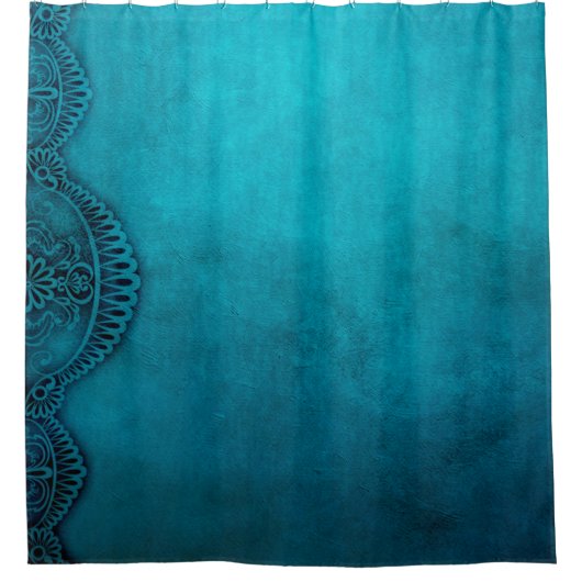 オーナメント背景画像テンプレート シャワーカーテン (正面)