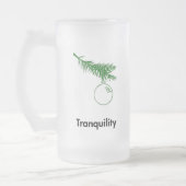 オーナメント静寂 フロストグラスビールジョッキ (左)