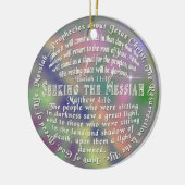 オーナメント預言イエス・イザヤ11:10マタイ4:16 セラミックオーナメント (左)