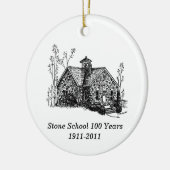 オーナメント100年の セラミックオーナメント (左)