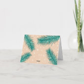 オーナメント・オブ・ジョイ・クリスマスカード サンキューカード (裏面)