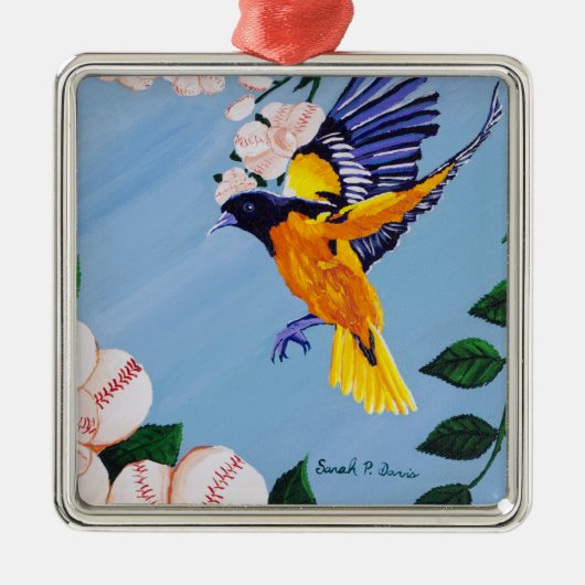 オーナメント（カムデンの鳥） メタルオーナメント (正面)
