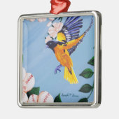 オーナメント（カムデンの鳥） メタルオーナメント (左)