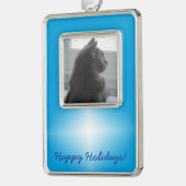 オーナメント - クリスマススターと写真 (左)