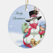 オーナメント:クリスマス装飾品 セラミックオーナメント (左)