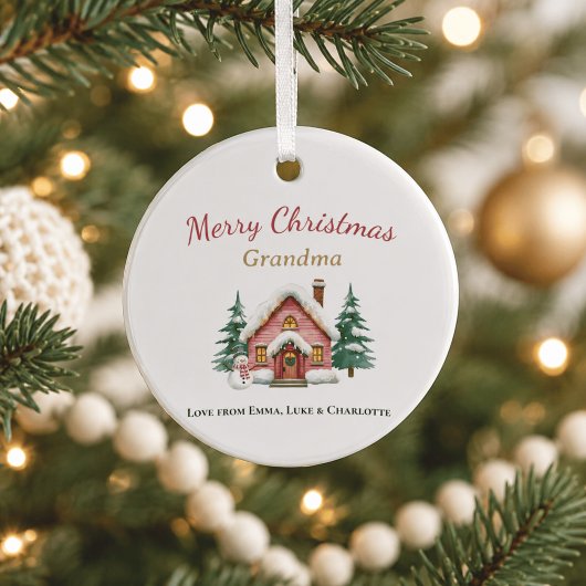 オーナメント クリスマス グランマ プレゼント 名前入り