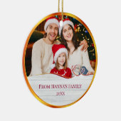 オーナメント クリスマス プレゼント 写真入り メリークリスマス (右)