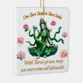 オーナメント/グリーンタラ セラミックオーナメント (右)