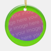 オーナメント – グリーンボールのパーソナライズ (正面)